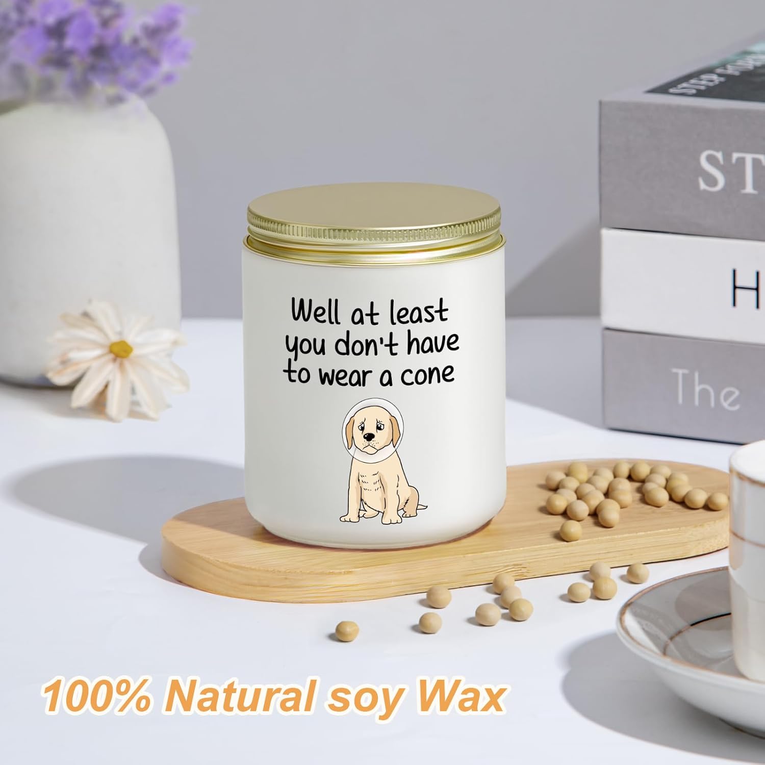 Lacrima Funny Get Well Soon Gifts for Women Men, Get Well After Surgery Recovery Feel Better Gifts for Family Friend, Lavender Candle - Image 2