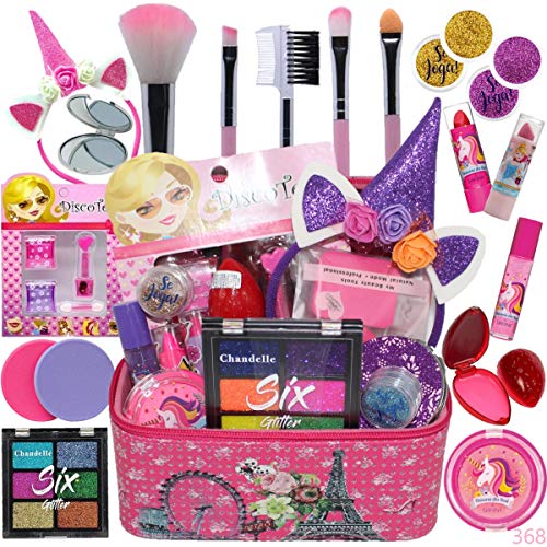 Maleta Baú Kit Maquiagem Infantil Top Kit Pinceis