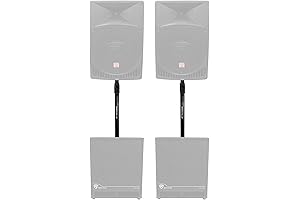 Rockville Air Assist Auto Lift Subwoofer to Speaker Standard 35mm Pole Mount...