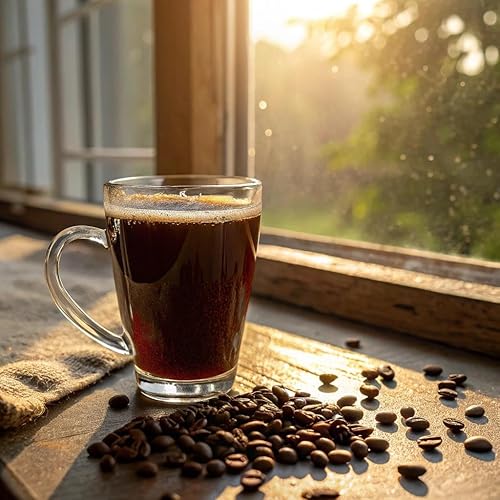 Miniatura 468 de Fresh Roasted Coffee, Agua suiza mexicana orgánica, media caf, Kosher, compatible con K-Cup, 24 cápsulas