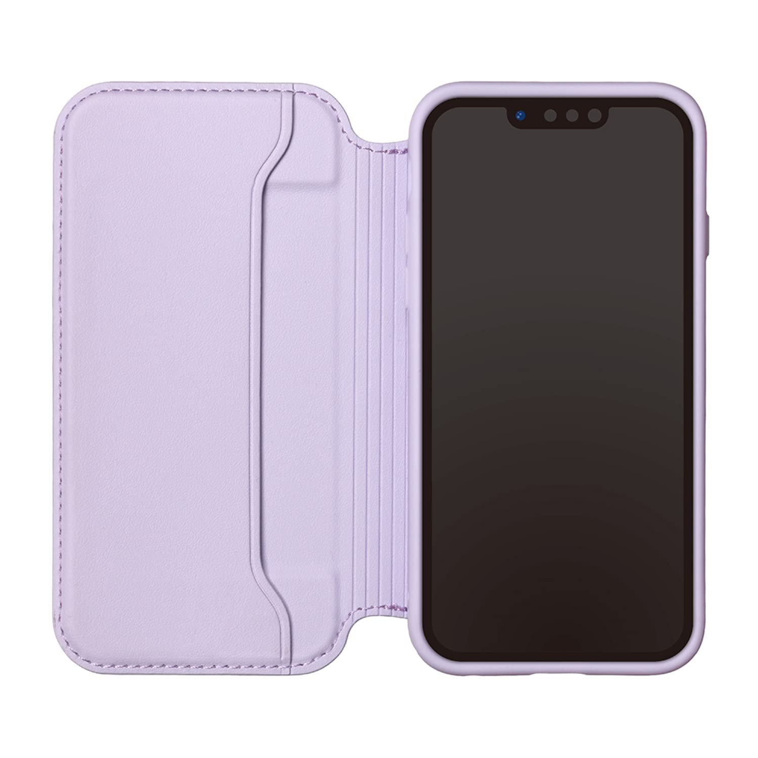 PGA PG-DGF21N04ALC ガラスフリップケース Disney アリス〔iPhone 13 Pro用〕