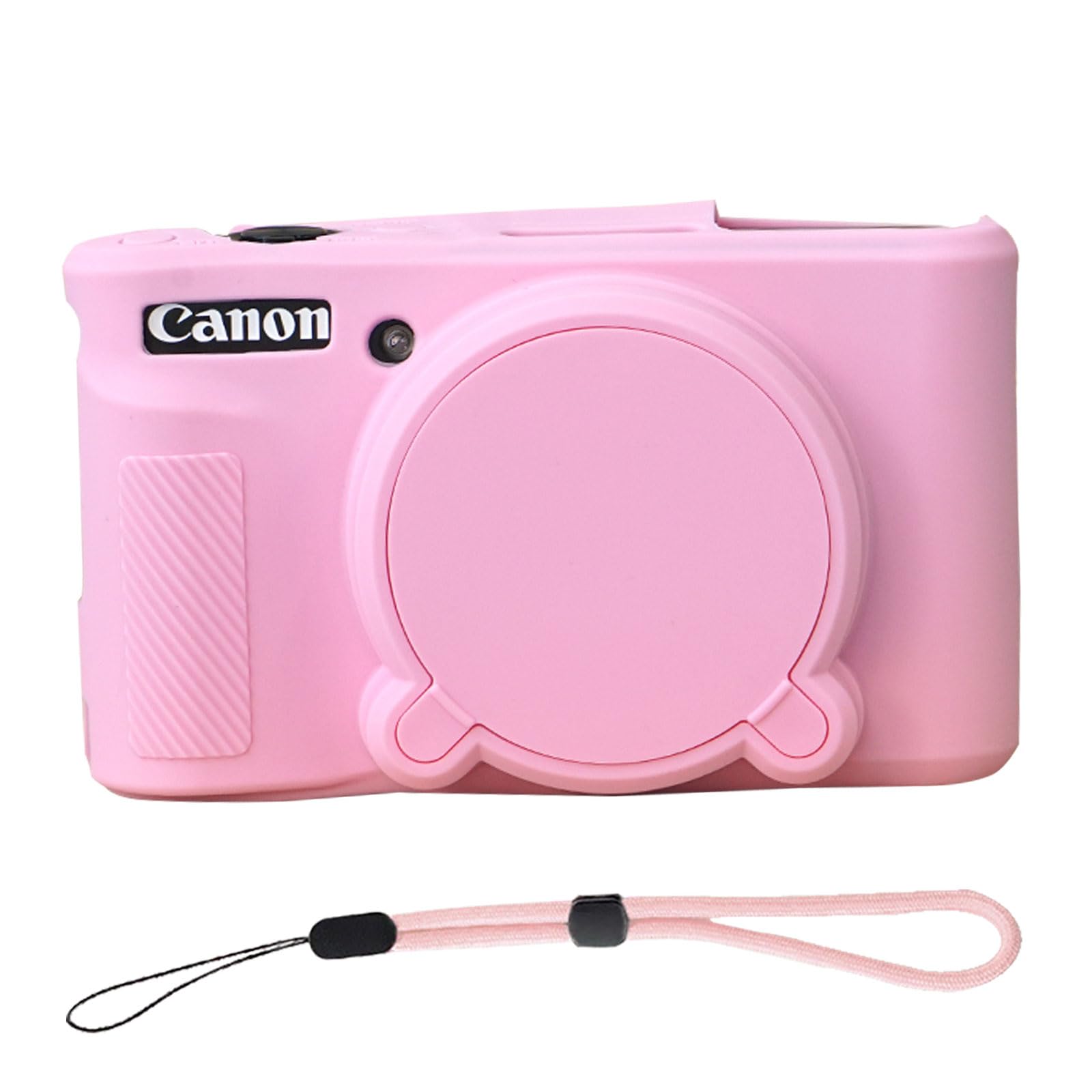 EONORY Camera Case for Canon PowerShot SX740/ SX730 HS Camera, Anti-Scratch Slim Fit Soft Sleeve, Silicone Protective Cover with Removable Lens Cover