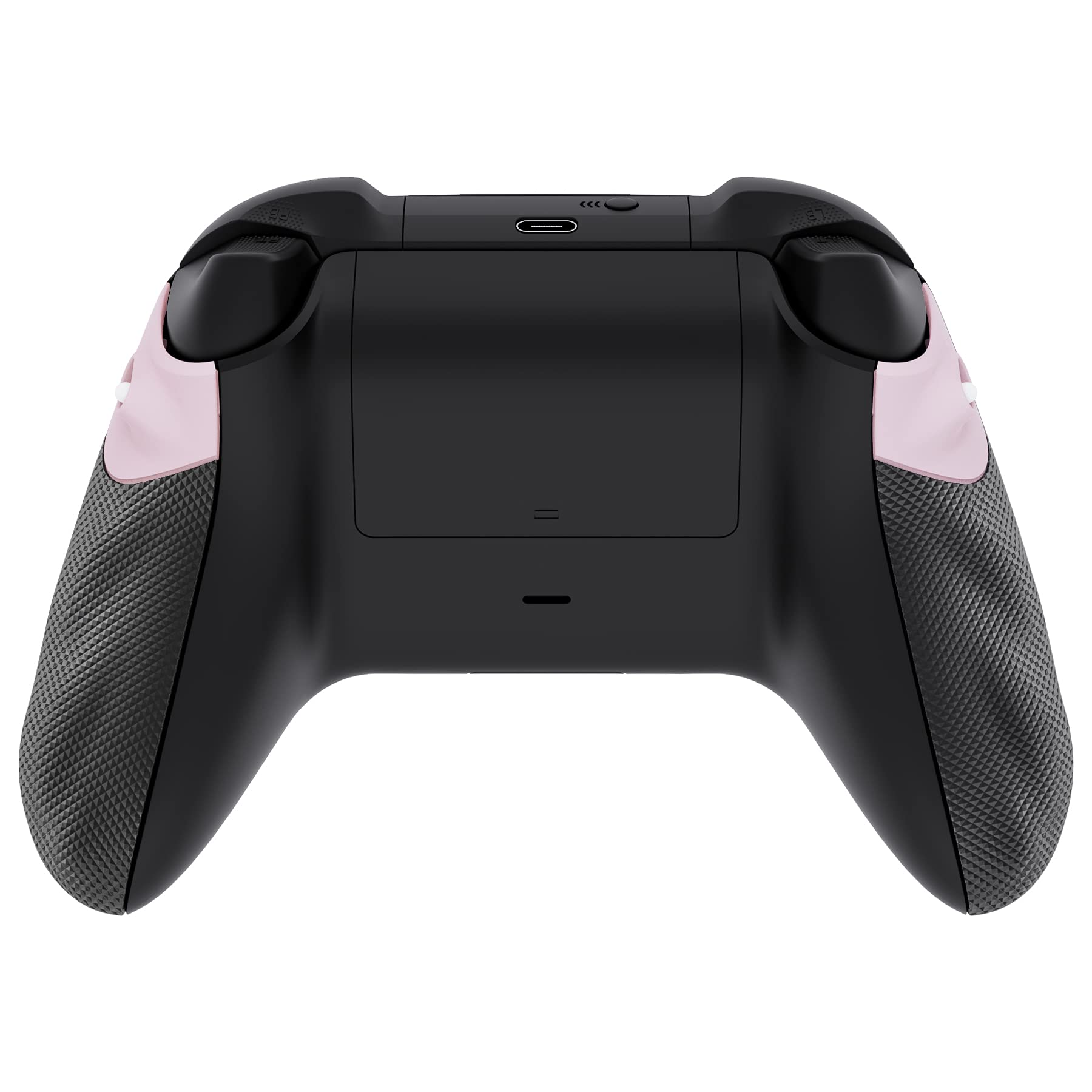 eXtremeRate Flexor Trigger Stop Kit per controller Xbox Series X/S, struttura antiscivolo, impugnatura in gomma e trigger Stopper Grips Kit per Xbox Core Controller Diamond Textured Pink