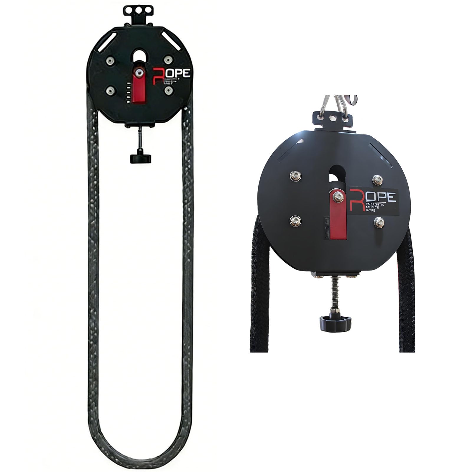 SULQING Endless Rope Trainer Full Body Coordination Trainer, 13ft Nylon Rope, 30kg Adjustable Resistance, Home Indoor Gym Fitness & Strength Equipment