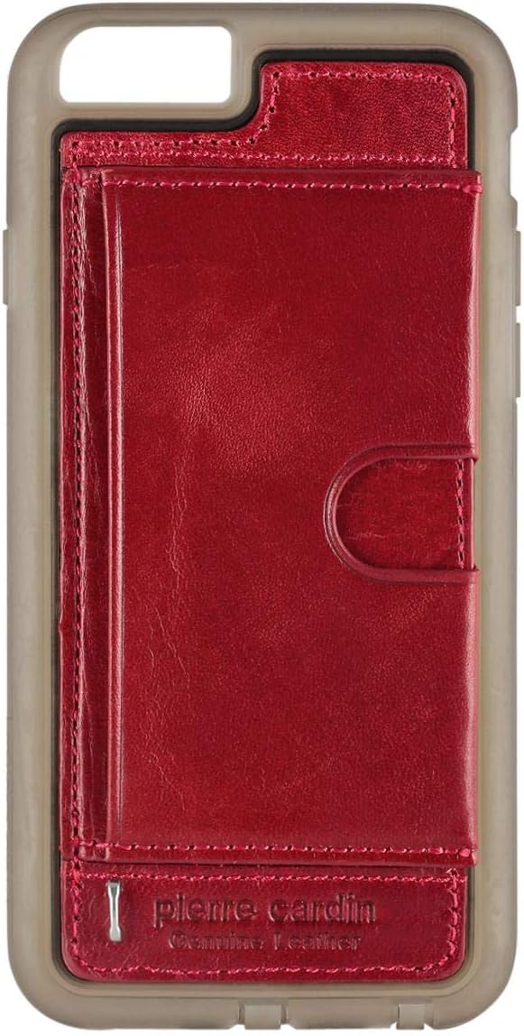 iPhone 6-6S Leather Mobile Back Cover - Red