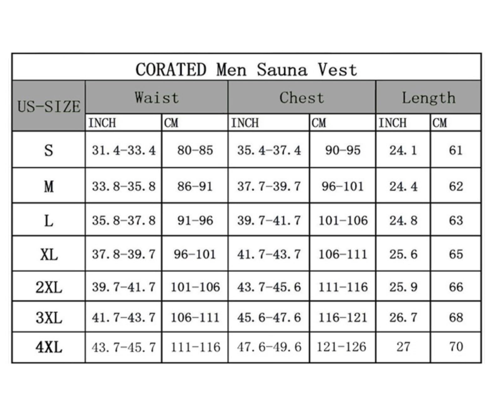 LYGXWJFC Koszulka kompresyjna z podparciem pleców Bez rękawów wyszczuplająca kamizelka neoprenowa Gorąca koszula Body Shapers Pas podtrzymujący (czarny, 4XL)
