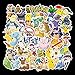 JZLMF 50 pièces de Pokemon Pokémon Pokemon Cartoon Étanche Crème Solaire Ordinateur Portable Trolley Autocollant De Voiture