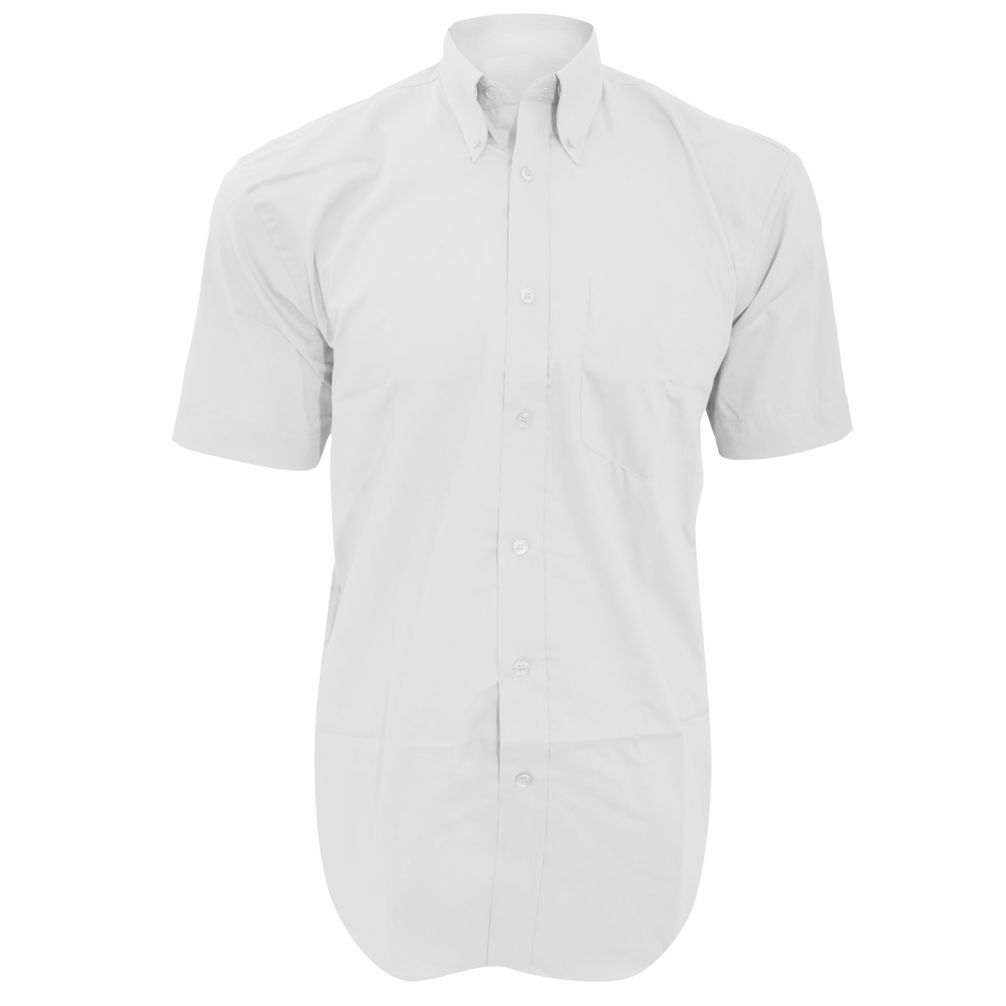 Kustom Kit - Men's Short-Sleeved Shirt - White - Large