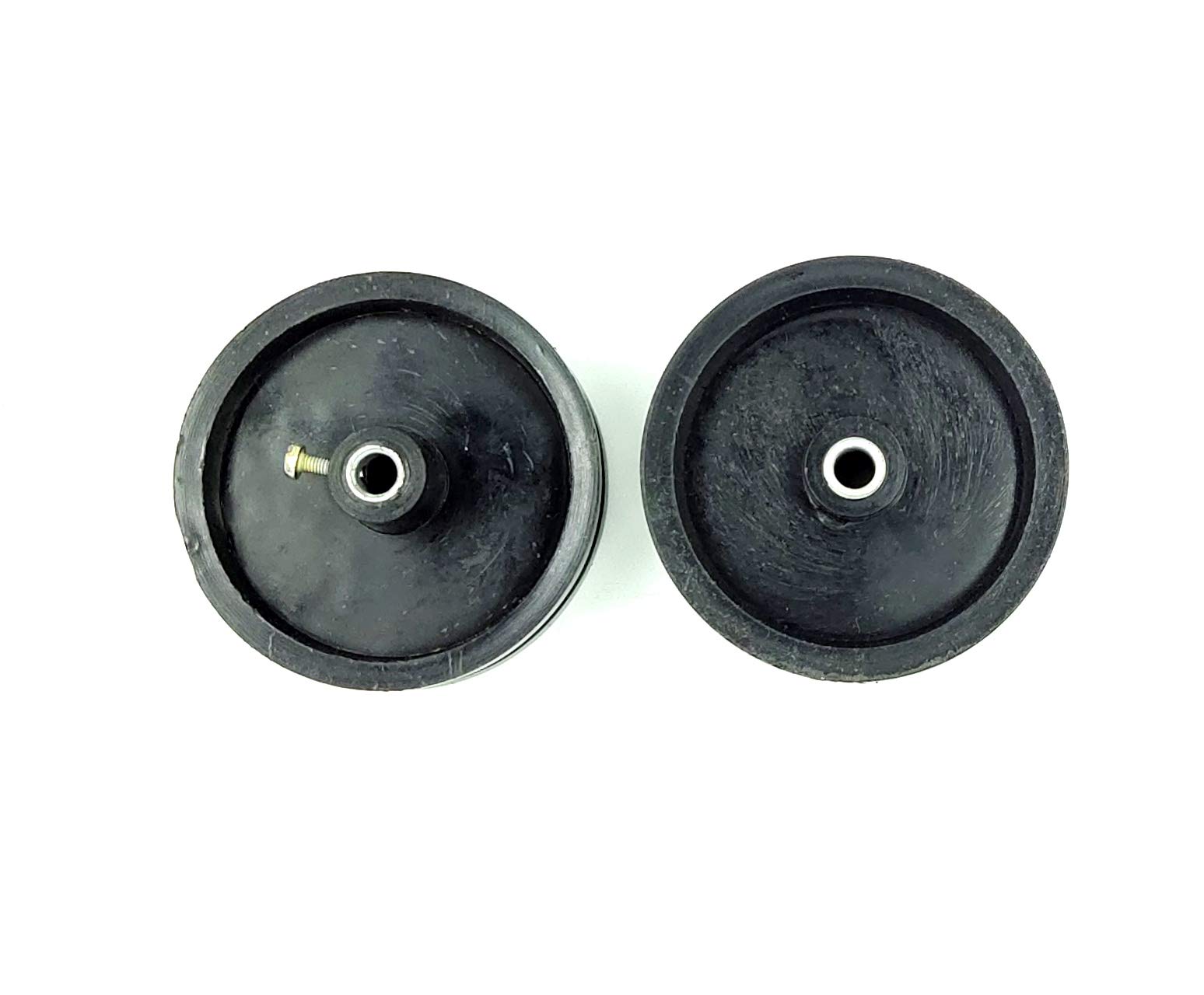 INVENTO 2pcs 65mm x 18.5mm Plastic Robotic Track Wheel V-Pulley Durable Tire Wheel 6mm Hole with Metal Collet for DC Geared Motor RC Car Robot (B07YNW82B4) Amazon Price History, Amazon Price Tracker