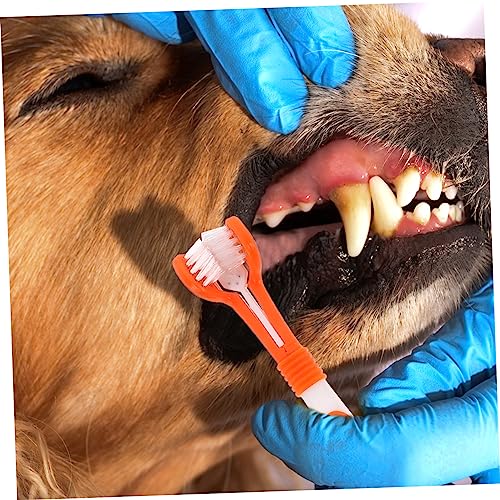 Cepillo de dientes para mascotas Mikikit pack de 5 piezas para limpieza dental de perros de casa 6