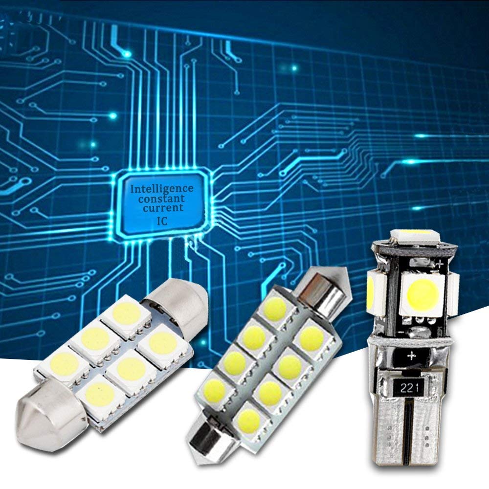 Muchkey Car Led Interior Light Bulb for X5 xDrive Replacement Car Dome Light Bulb Kit 20pcs White