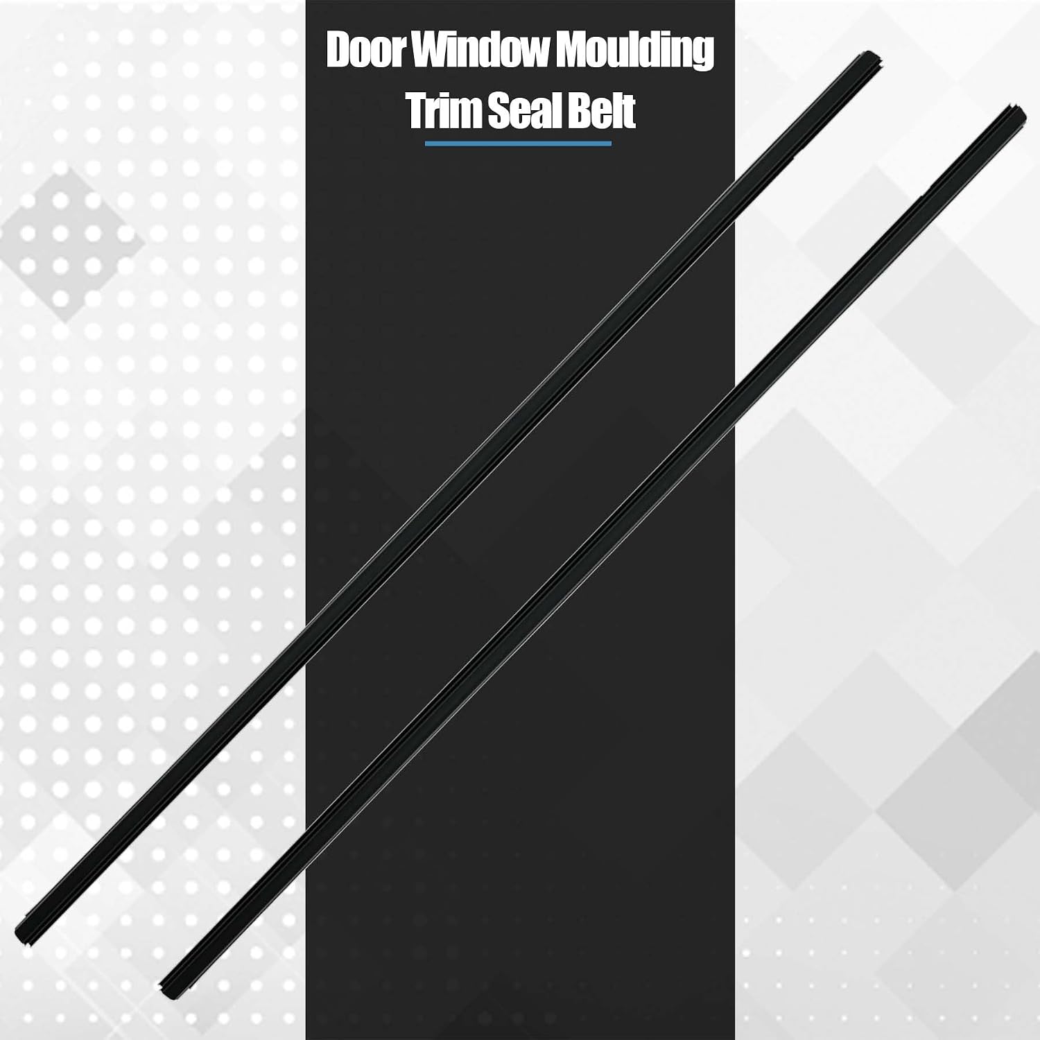 72410-SVA-A01ZA Weatherstrip Window Moulding Trim Seal Belt Fit for Honda Civic Coupe 2D 2006-2011 Replace 72450-SVA-A01ZA