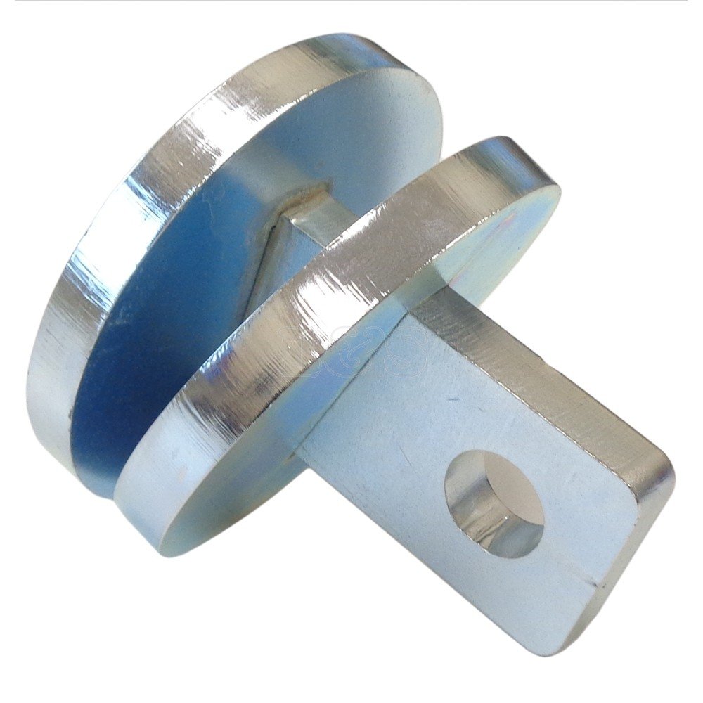 L&S Engineers Gray Or Silver Towing Eye Lock Fits 40Mm And 50Mm Towing Eyes