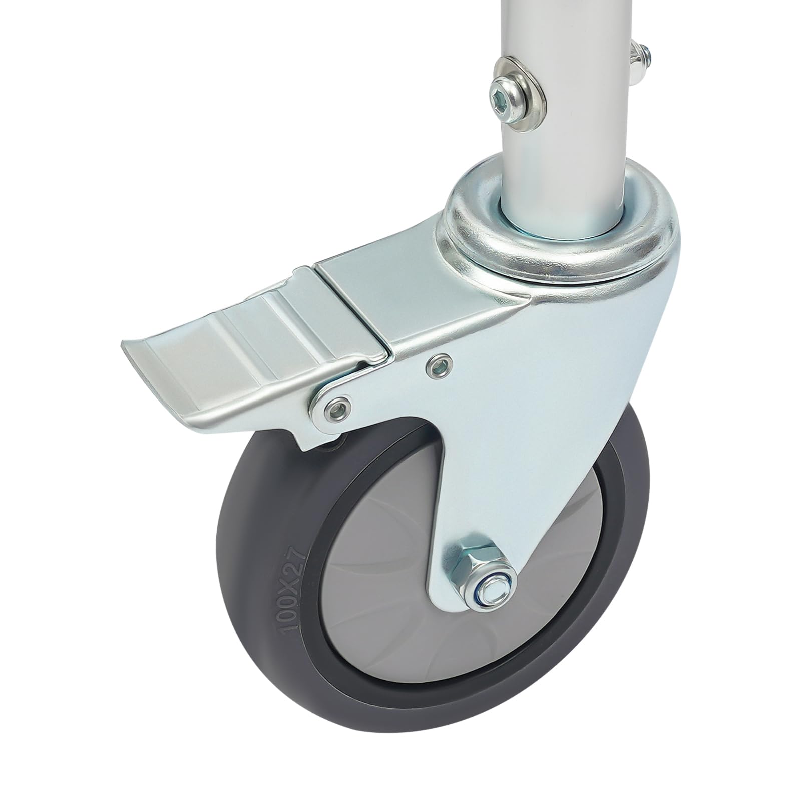 Silla de ducha con ruedas plegable 150 kg con frenos