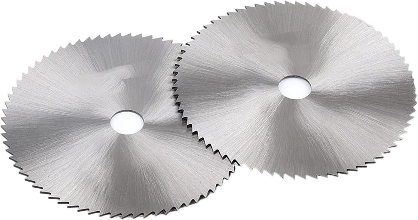 Circular Saw Blade Metal Cutting Saw Blade 3 Inch Saw Blade 75 * 1 * 10mm 72T Teeth Number Bore Circular Cutting Disc Multifunction Power Tool Accessories (Color : 2PCS)