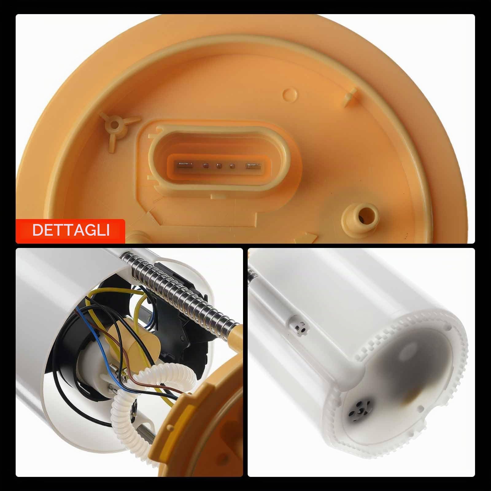 Pompa Carburante Diesel per A3 Altea Leon Toledo III II Yeti Beetle Golf Plus Golf V VI .t.aIII IV 1.6L 1.9L 2.0L Diesel 2004-2020 1K0919050J | 5 pin, 1K0919050J; Compatibile con: Altaea XL 5P5 5P8, Golf VI Cabriolet 517, A3 8P1, Golf Plus 521 5M1