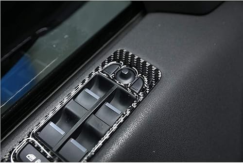 Miniatura 5 de YIWANG Calcomanías de fibra de carbono real para decoración interior de automóvil para Land Rover Discovery Sport 2015-2019 Accesorios de automóvil