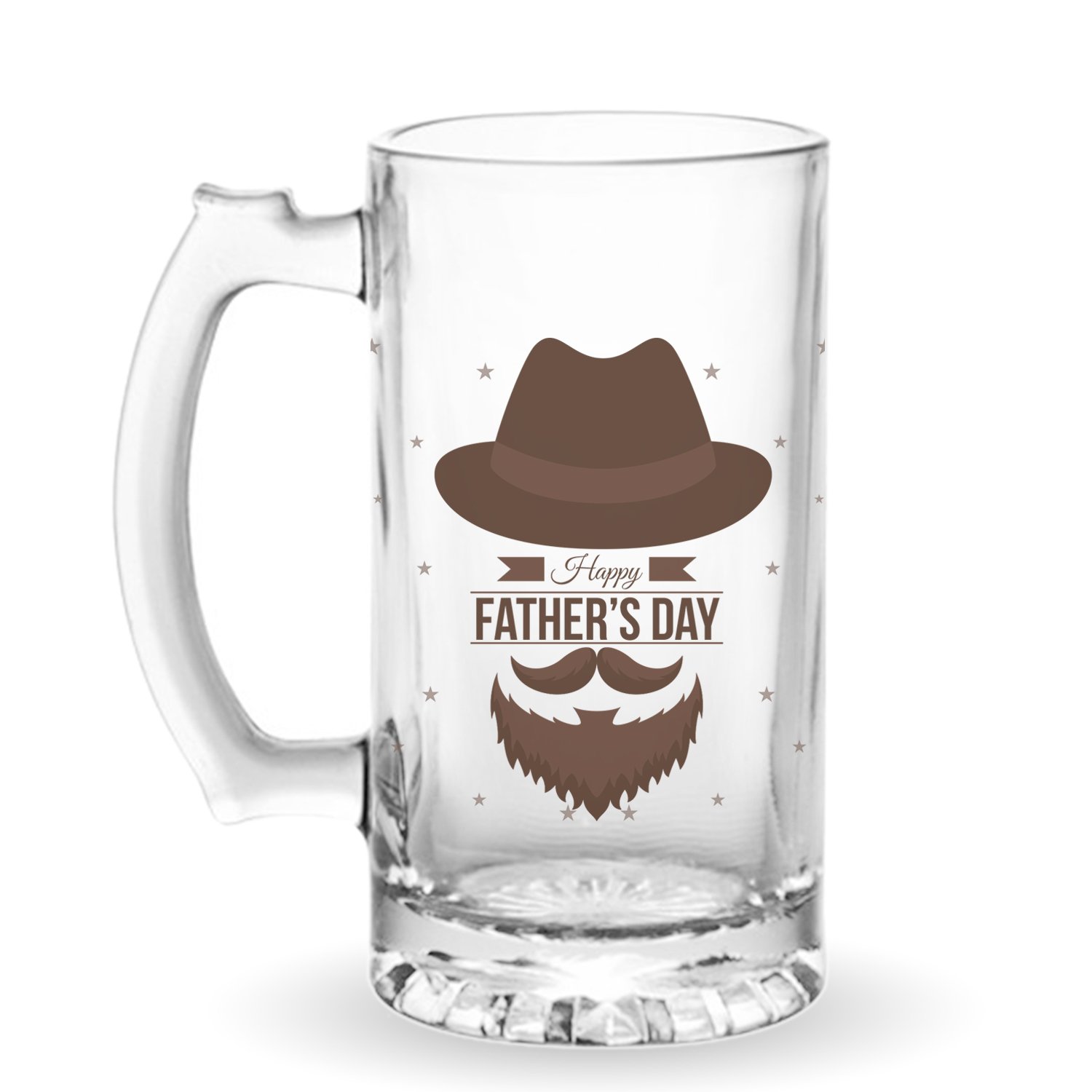 alwaysgift Happy Father's Day Beer Mug (750 ml, Multicolour) 2