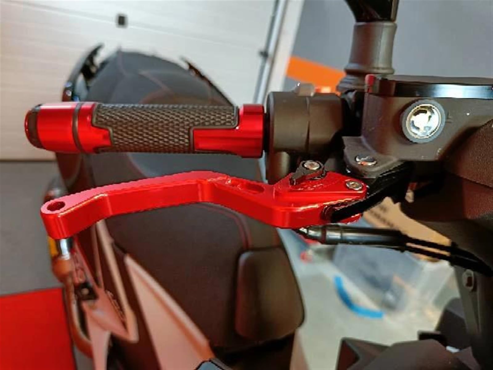 Contrapesos Manillar Moto para S1000XR S 1000XR 2015 2016 S1000 XR s1000xr Accesorios de Motocicleta Manillar Agarre Palancas Embrague Freno Empuñaduras Manillar(Q)