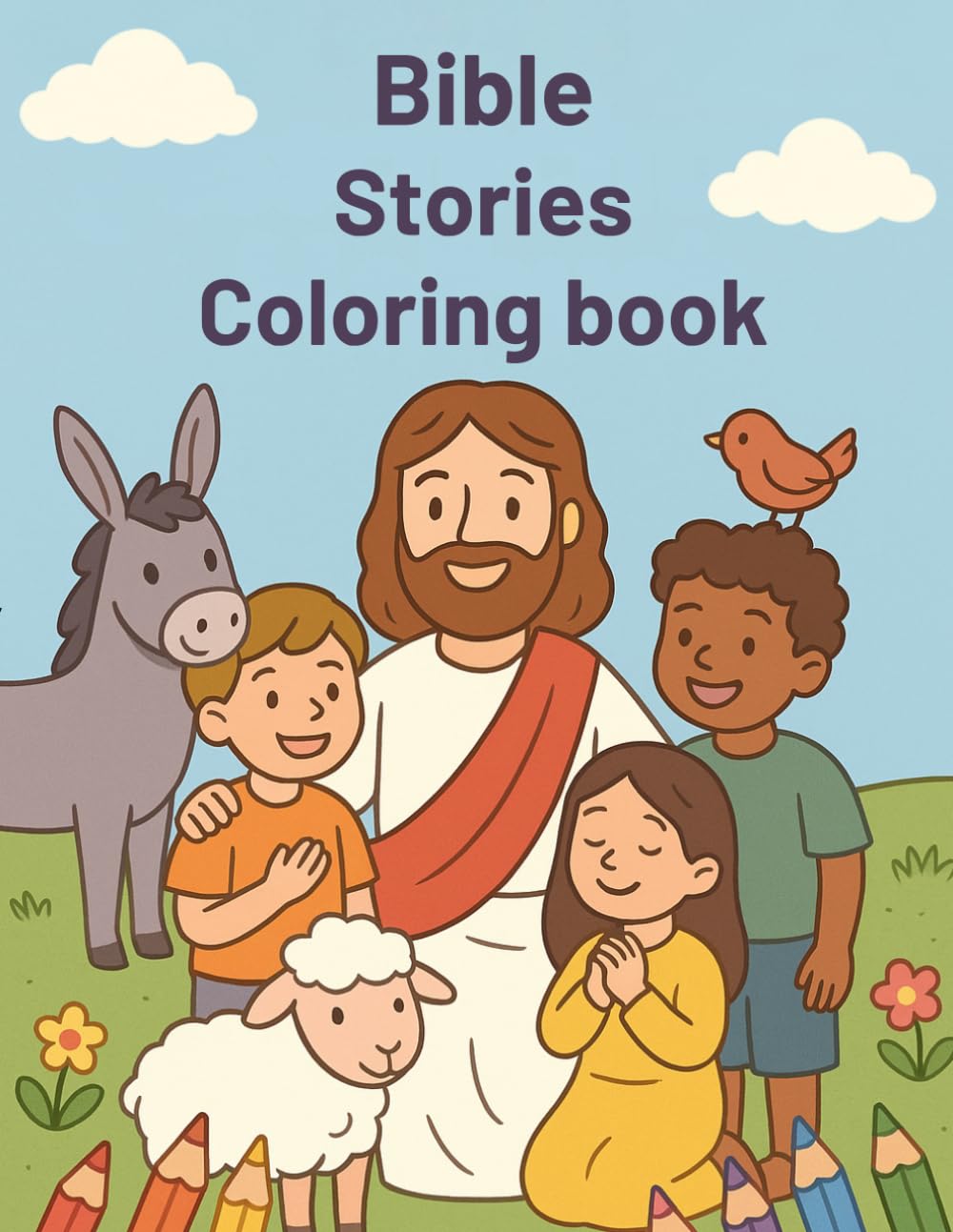 Bible Stories: Coloring book