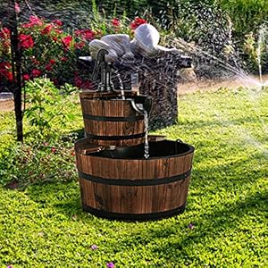 Giantex2tierbarrelwaterfallfountainrusticwoodbarrelcascadingwithelectricdecorativehandpumpoutdoorwaterfeatureforgardenpatiobackyardlawnporch Urban Country Home Decor Giantex 2 tier barrel waterfall fountain rustic wood barrel cascading with electric decorative hand pump outdoor water feature for garden patio backyard lawn porch urban country home decor