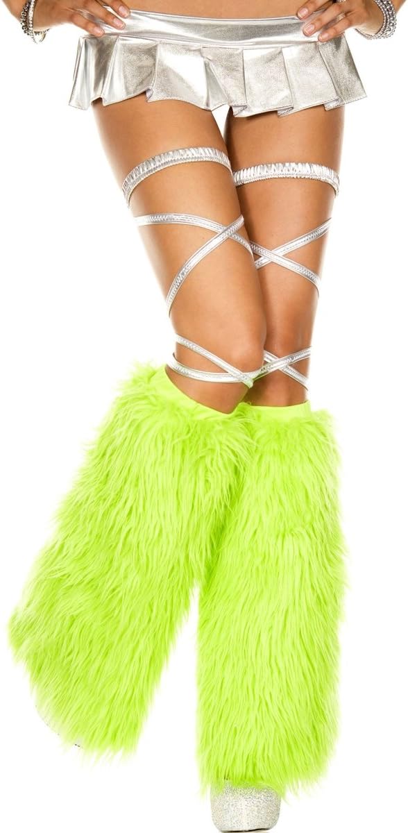 MUSIC LEGS Women's Faux Fur Leg Warmers