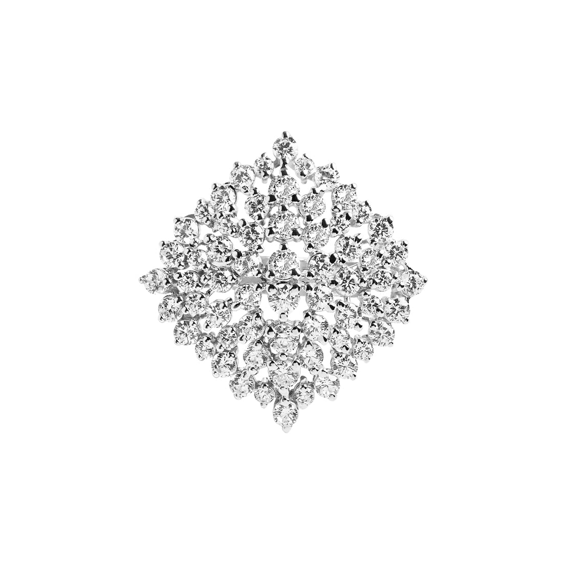 CLARA 925 Sterling Silver Cluster Adjustable Cocktail Ring | Rhodium Plated, Swiss Zirconia | Jewellery Gift for Women and Girls (B0BZCWCLTC) Amazon Price History, Amazon Price Tracker