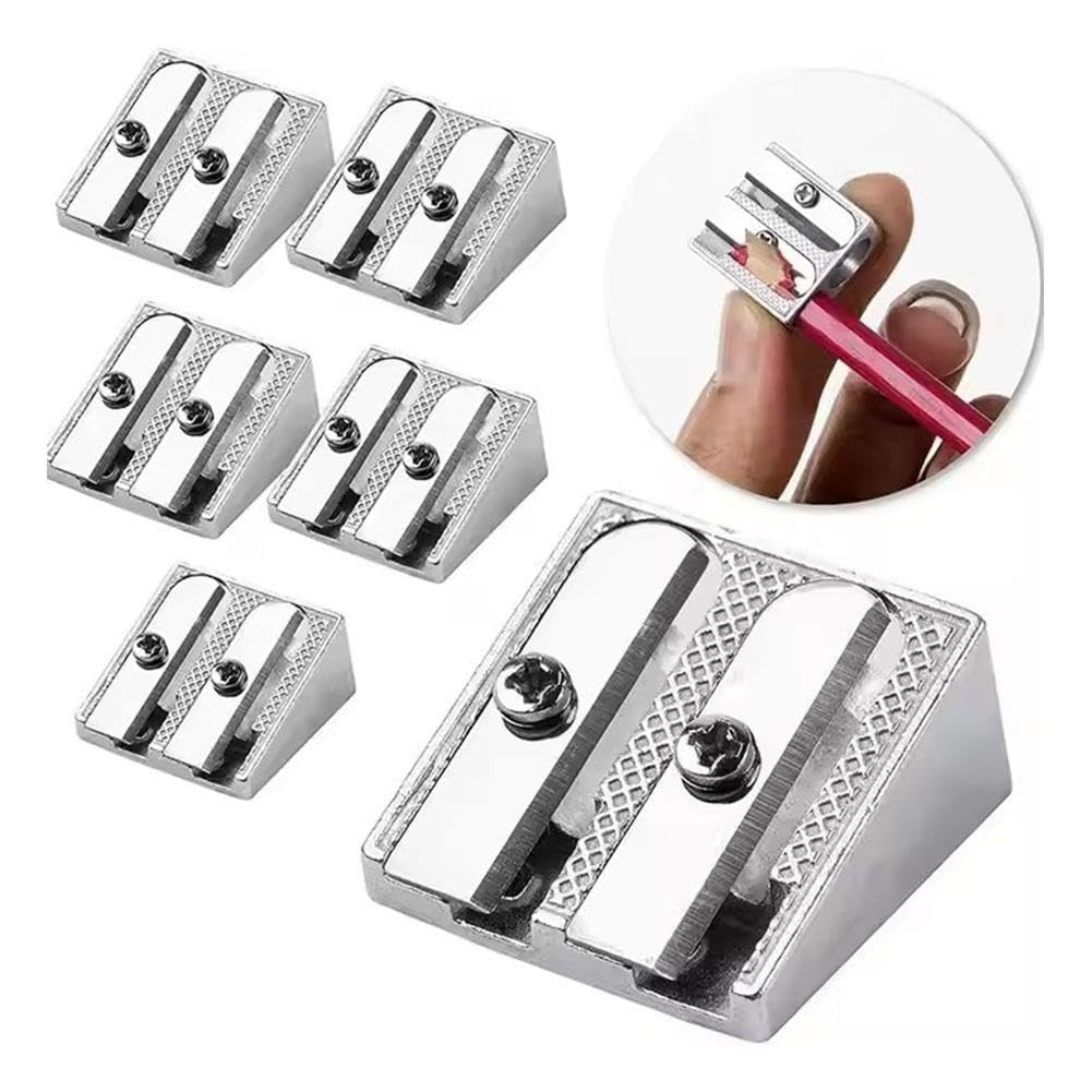 Set di 12 temperamatite manuali, temperamatite a 2 fori per matite