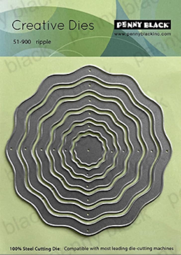 Penny Black Black Penny Creative Cutting Dies - Ripple 51-900