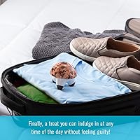 Vista 6 de Homedics Sweet Treats - Mini masajeador de vibración con agarre cómodo, galleta