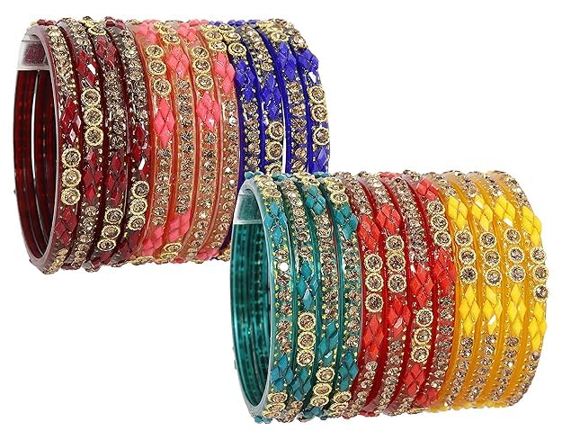 See full amazon price history chart for Glass Bangles Set, 6 Colours with Zirconia Stones, for Women (2.6) Glass Bangles Set, 6 Colours with Zirconia Stones, for Women (2.6) (B0DGDCZMQS) Amazon Price History, Amazon Price Tracker