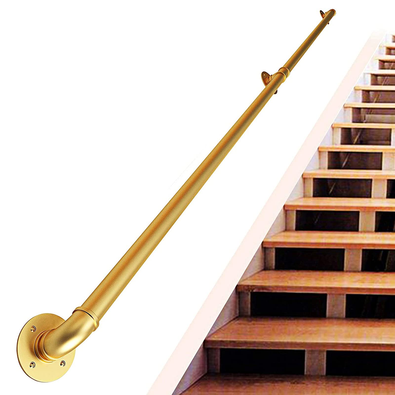 Mains courantes d'escalier en fer forgé pour éliminer les risques de chute sur marches