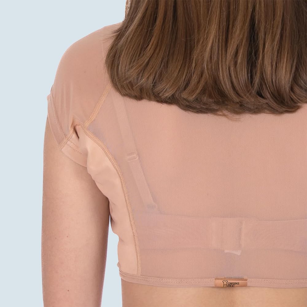 DryDress Haut avec Coussinets Anti-Transpiration aux Aisselles - Protège Vos Robes des Taches de Sueur et Empêche Les Odeurs | s'adapte à Tous Les Vêtements