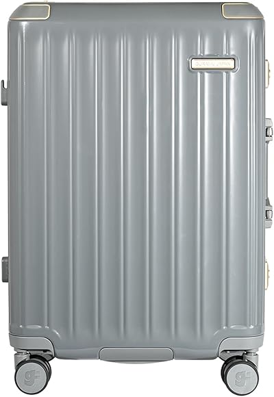 ⑨ [GURAMU] スーツケース Mサイズ アルミフレーム USBポート付き