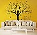 LSKOO Family Tree Wall Decal with Family-Like Branches - Wall Sticks Decoration for Living Room (Black)