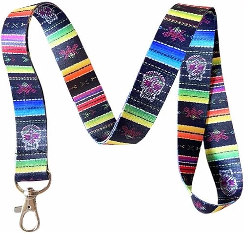 Execucat Sugar Skulls - Llavero con patrón de costura digital