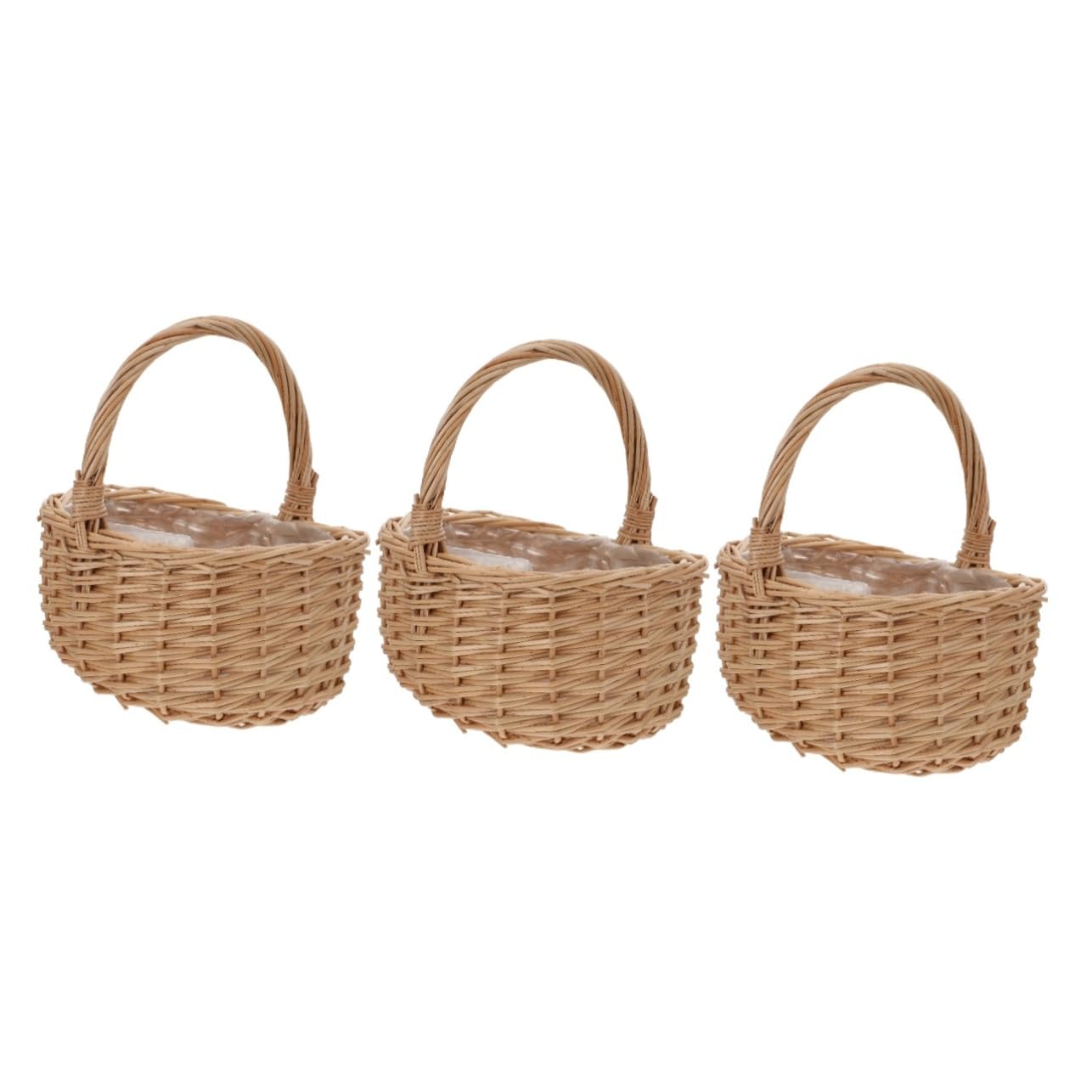 Panier tressé pour fleurs et fruits de qualité supérieure style décoratif