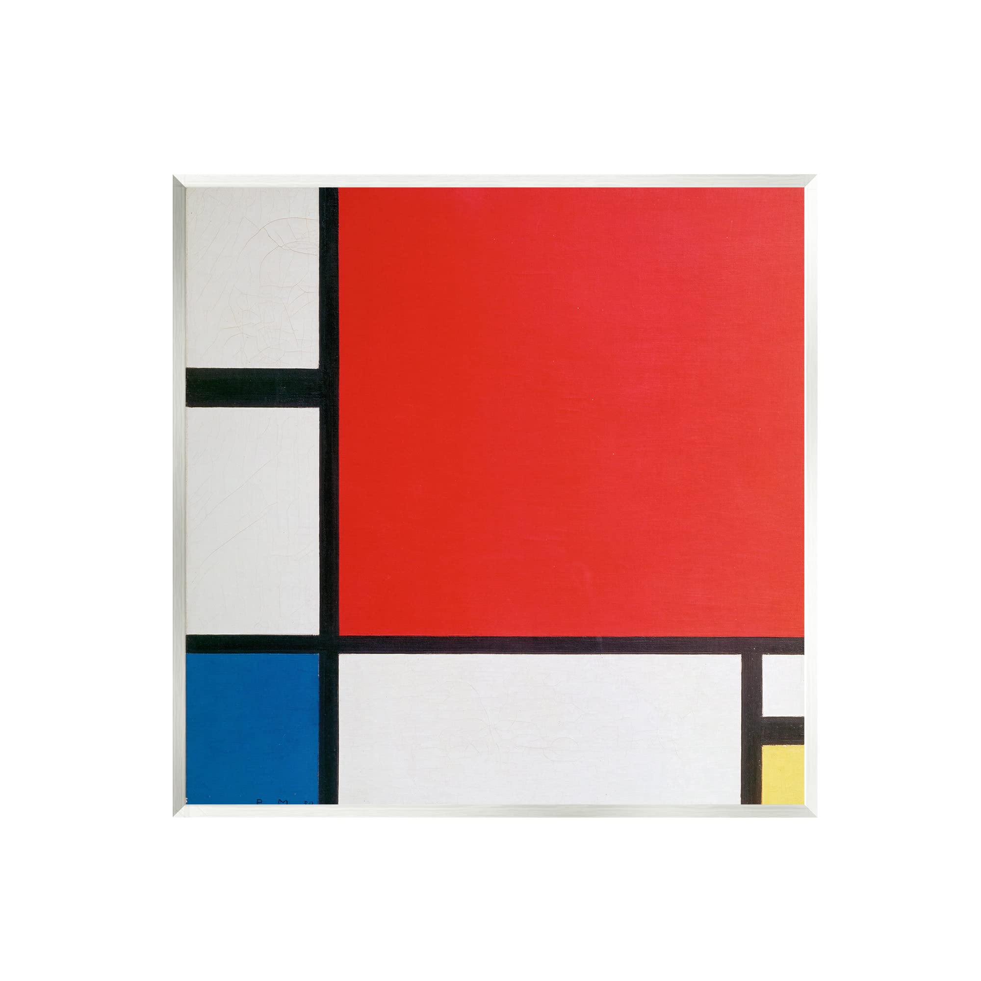 Stupell Industries Composition II in Red Blue Yellow Piet Mondrian Classic Abstract Painting, Design by one1000paintings
