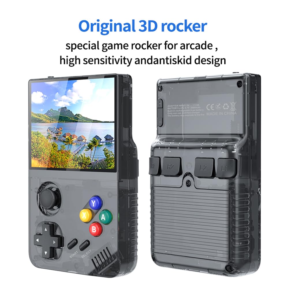 M19 Console di gioco portatile Mini console di gioco portatile Schermo IPS da 3,5 pollici 4K HD for gli amanti Adulti Bambini Ragazzi Migliori regali