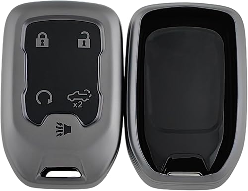 Miniatura 9 de Funda para llavero de TPU compatible con Chevrolet Silverado 1500 Silverado 2500 HD Silverado 3500 HD Silverado 3500 HD GMC Sierra 1500 Sierra 2500