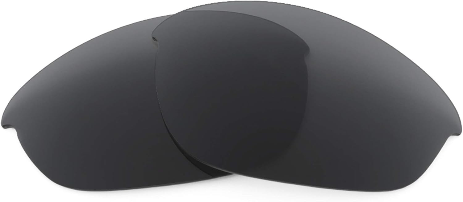 Revant Replacement Lenses for Oakley Half Jacket sunglasses, UV Protection, Anti-Scratch and Impact Resistant, Non-Polarized Stealth Black