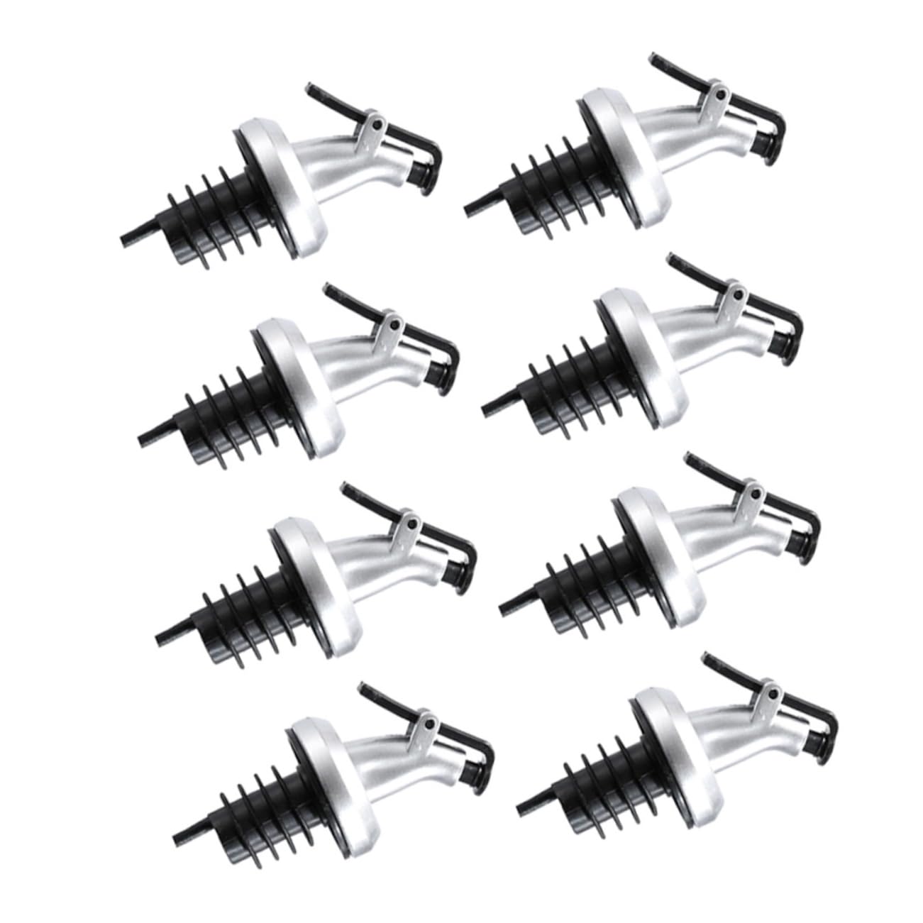 OKUMEYR 1set Sauce Pour Spouts for Bottles Multi Function Bottle Dispensers Easy Control Nozzle for Soy Sauce Vinegar Cooking Wine for Daily Use 8pcs