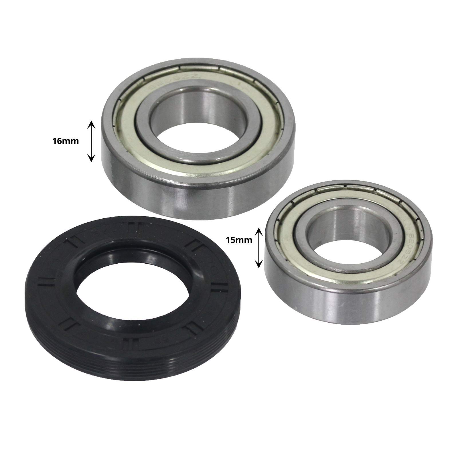 Image secondaire de SPARES2GO Kit roulement de tambour et joint d'huile pour machines à laver LG (6205ZZ & 6206ZZ)