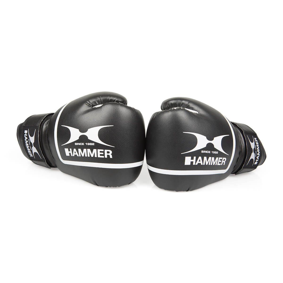 HAMMER Boxhandschuhe Fit II, schwarz, 12 oz, 95612