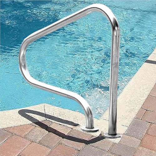 Personaliza lo que necesitas - Pasamanos de piscina de acero inoxidable 304 de alta calidad para piscinas enterradas, barandilla de piscina, barandilla de escalera de piscina, barra de agarre fácil de