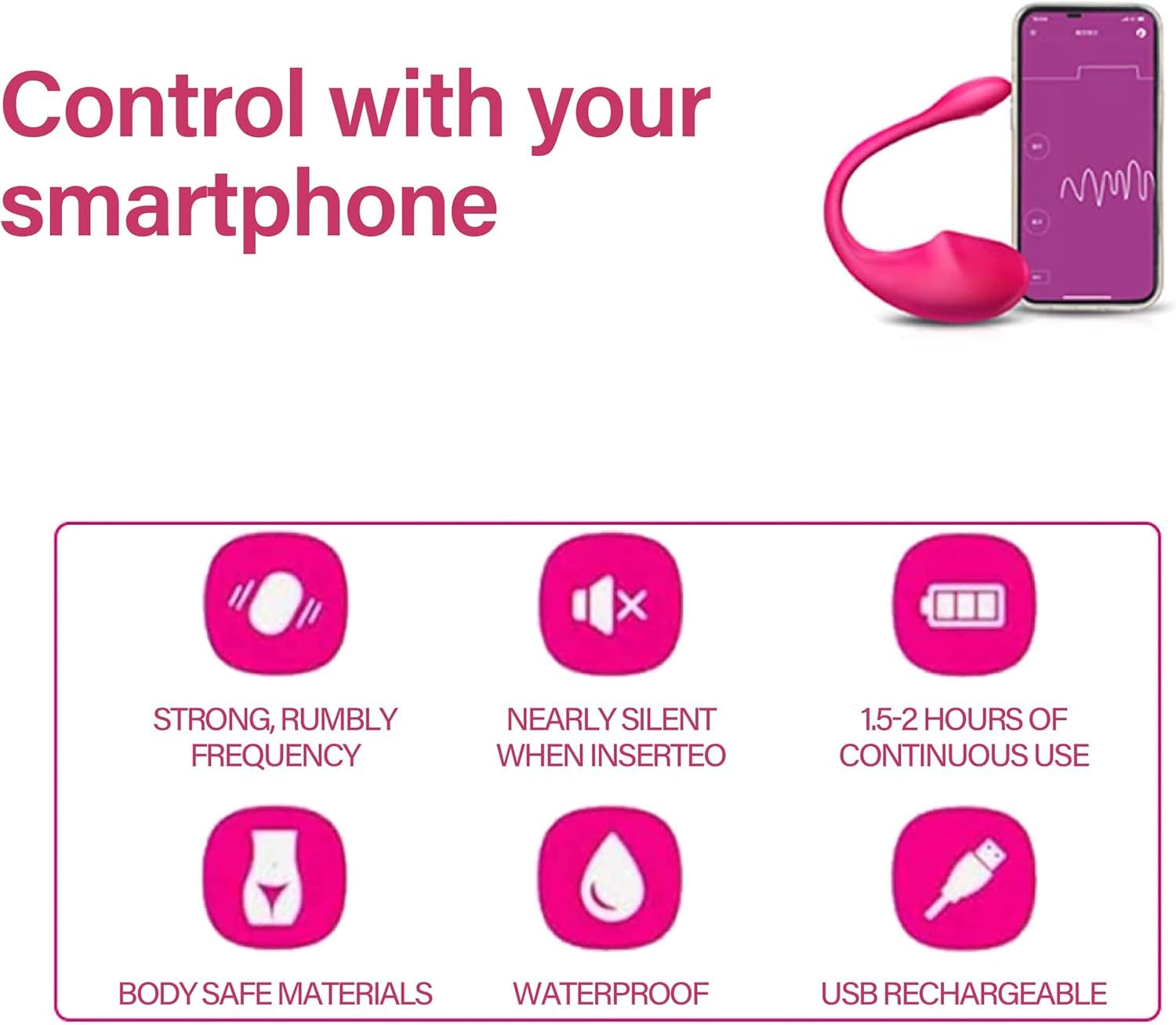 Vibratoreper Donna Professionale Succhia Clitoride - Sexytoysys Donna Ovetto Vibrante Donna App Telecomando 10 Modalità Stimolante Massaggiatore Portatile Vibratori G-Spot Sexy Shop Hot Oggetti