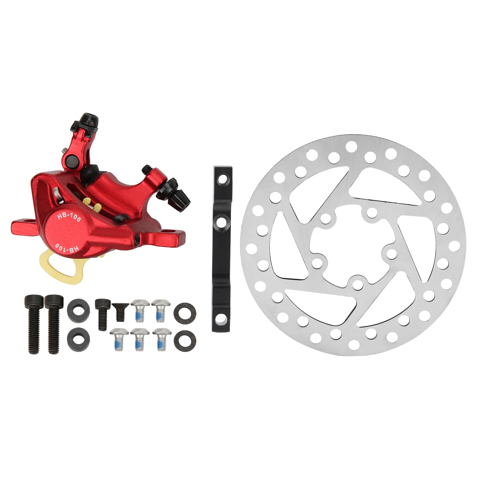 Cryfokt 120mm Hydraulic Brake Set with Adapter for Electric Scooter Strong