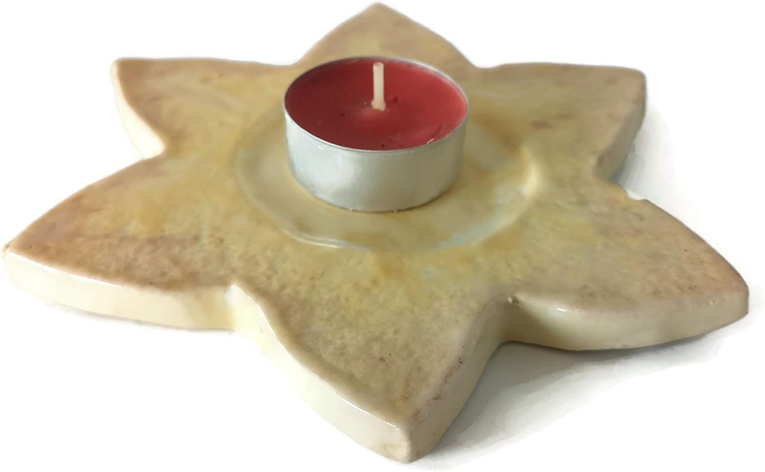 Handmade Sunflower Ornament to Use as Candle Holder or Wall Hanging
