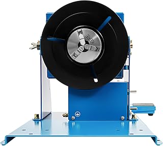SchweißDrehtisch 10w, Drehbank Metall TischgeräT, SchweißPositionierer 0-90°, 10rpm, 10kg Tragkraft, 3-Backenfutter, PräZisions-SchweißTisch, Ac220v