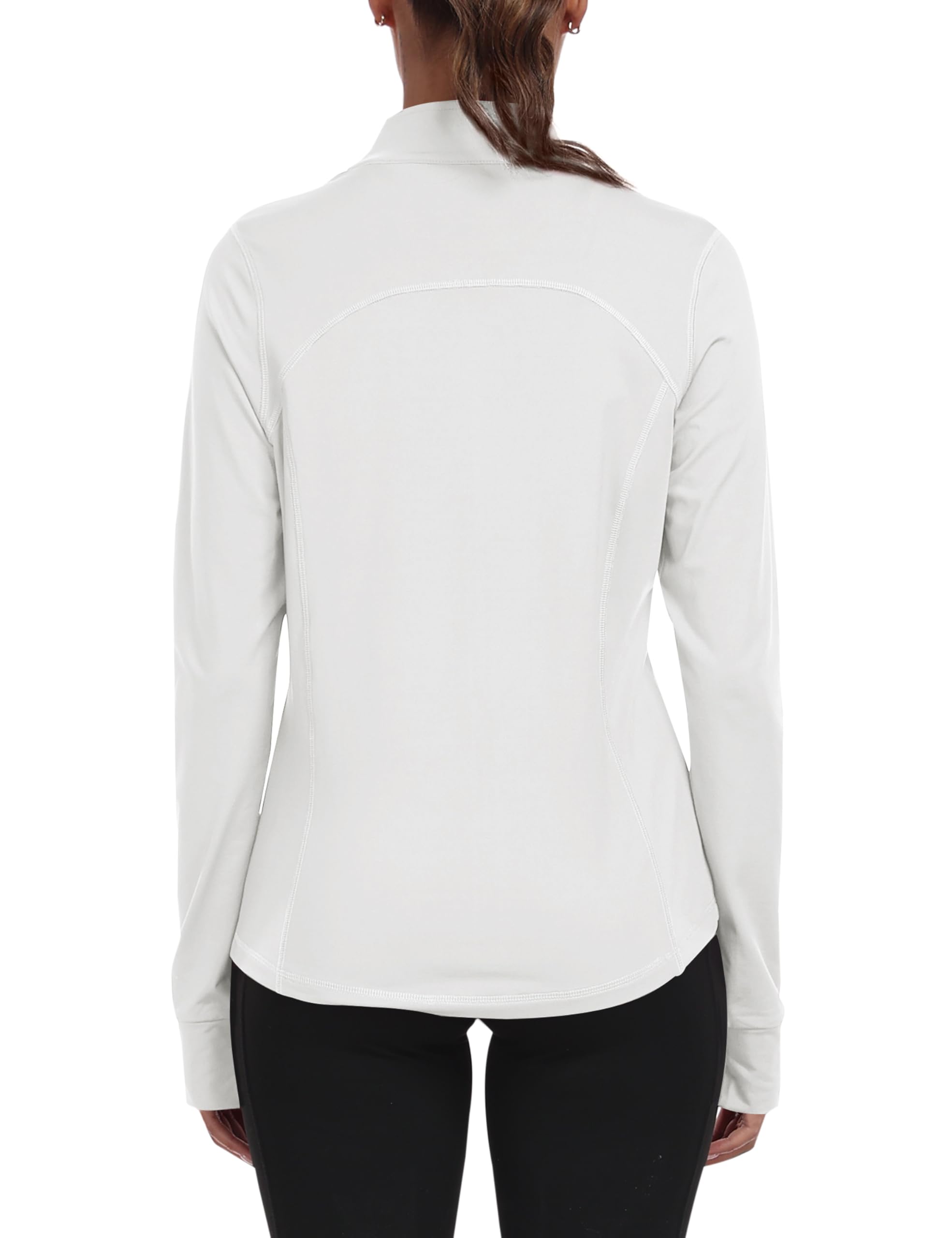 MoFiz Chaqueta Deportiva Mujer Cremallera Sudadera Forro Polar para Deportes